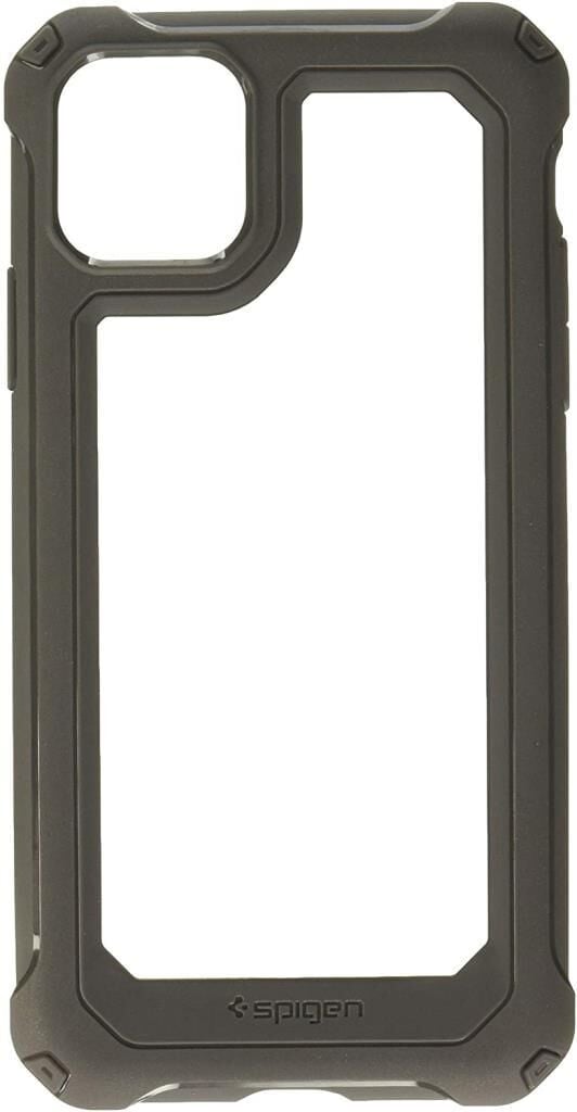 Spigen iPhone 11 Pro ile Uyumlu Kılıf Gauntlet Gun Metal