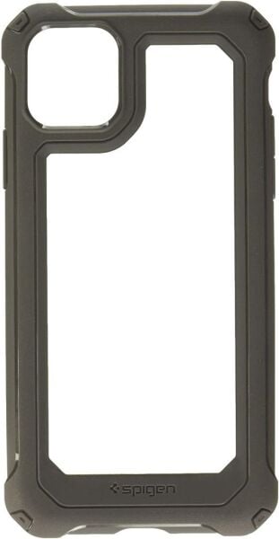 Spigen iPhone 11 Pro ile Uyumlu Kılıf Gauntlet Gun Metal