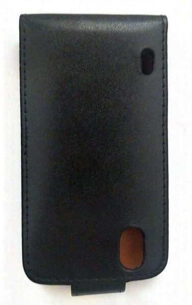 Optimus Black P970 ile Uyumlu Kapaklı Deri Kılıf Siyah