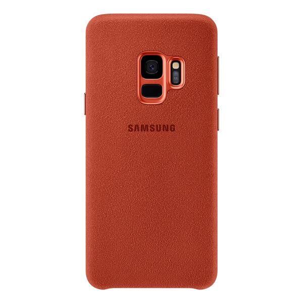 Galaxy S9 ile Uyumlu Alcantara Kılıf Red EF-XG960AREGWW