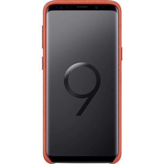 Galaxy S9 ile Uyumlu Alcantara Kılıf Red EF-XG960AREGWW