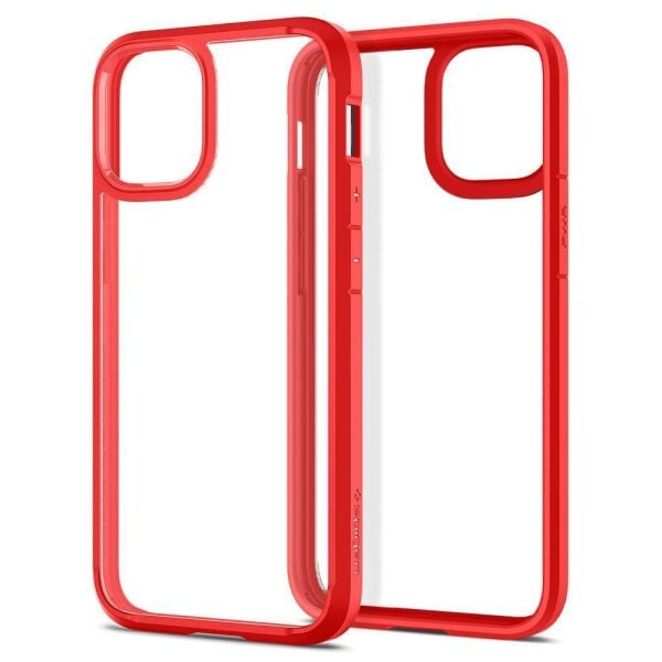 Spigen iPhone 12 Mini ile Uyumlu Kılıf Ultra Hybrid Red