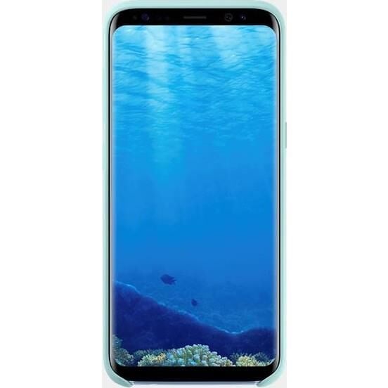 Galaxy S8 ile Uyumlu Silikon Kılıf Mavi EF-PG950TLEGWW