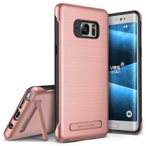 VRS Galaxy Note FE ile Uyumlu Duo Guard Kılıf Rose Gold