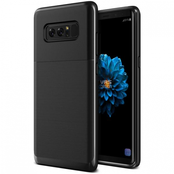 VRS Galaxy Note 8 ile Uyumlu High Pro Shield Kılıf Metal Black