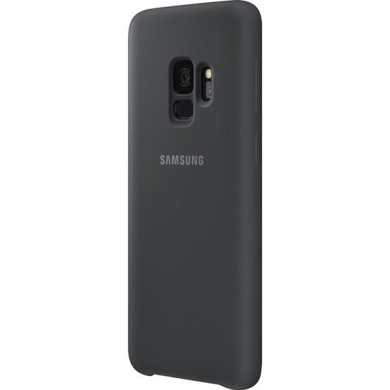 Galaxy S9 ile Uyumlu Silikon Kılıf Siyah EF-PG960TBEGWW