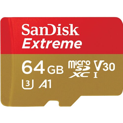 Sandisk Extreme 64GB Micro SD Hafıza Kartı 4K 100MB/s