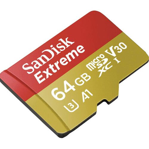 Sandisk Extreme 64GB Micro SD Hafıza Kartı 4K 100MB/s