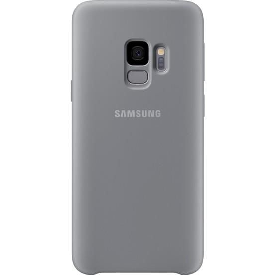 Galaxy S9 ile Uyumlu Silikon Kılıf Gri EF-PG960TJEGWW