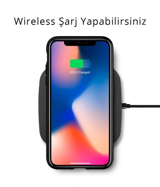 Spigen iPhone X ile Uyumlu Kılıf Ultra Hybrid S Jet Black