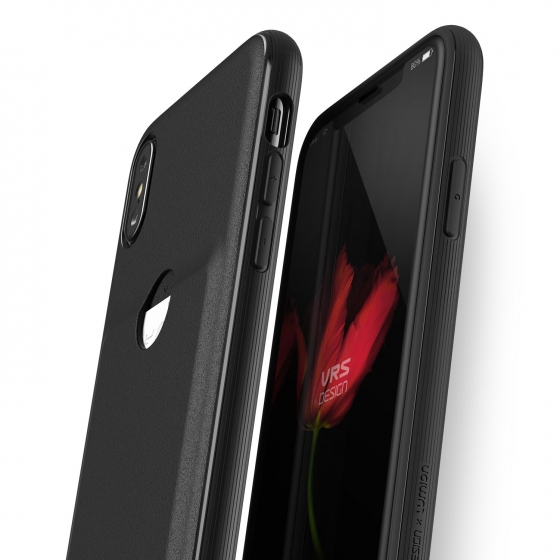 VRS Design İPhone X ile Uyumlu Damda Fit Kılıf Black