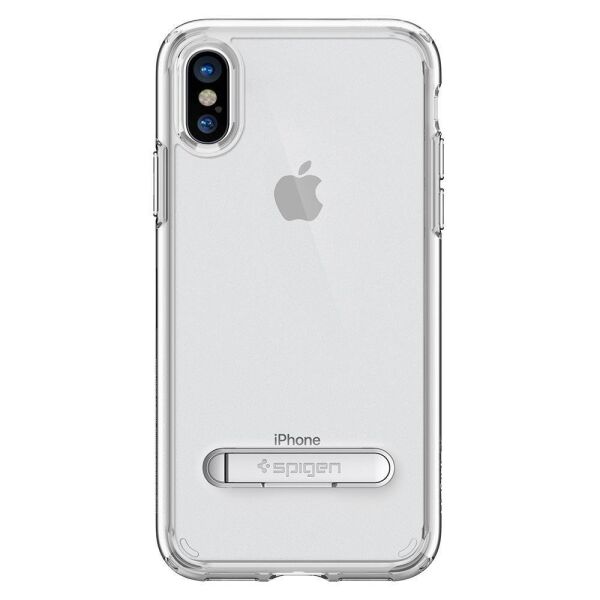 Spigen iPhone X ile Uyumlu Kılıf Ultra Hybrid S Crystal Clear