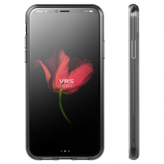 VRS Design İPhone X ile Uyumlu Crystal Touch Kılıf Clear