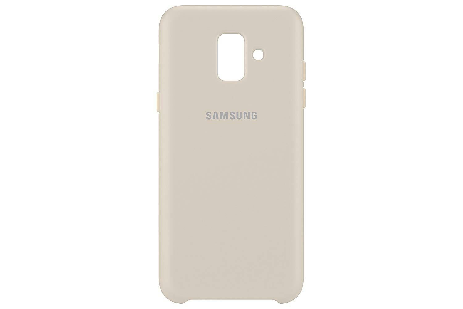 Galaxy A6 2018 ile Uyumlu Çift Katmanlı Arka Kapak Altın EF-PA600CFEGWW