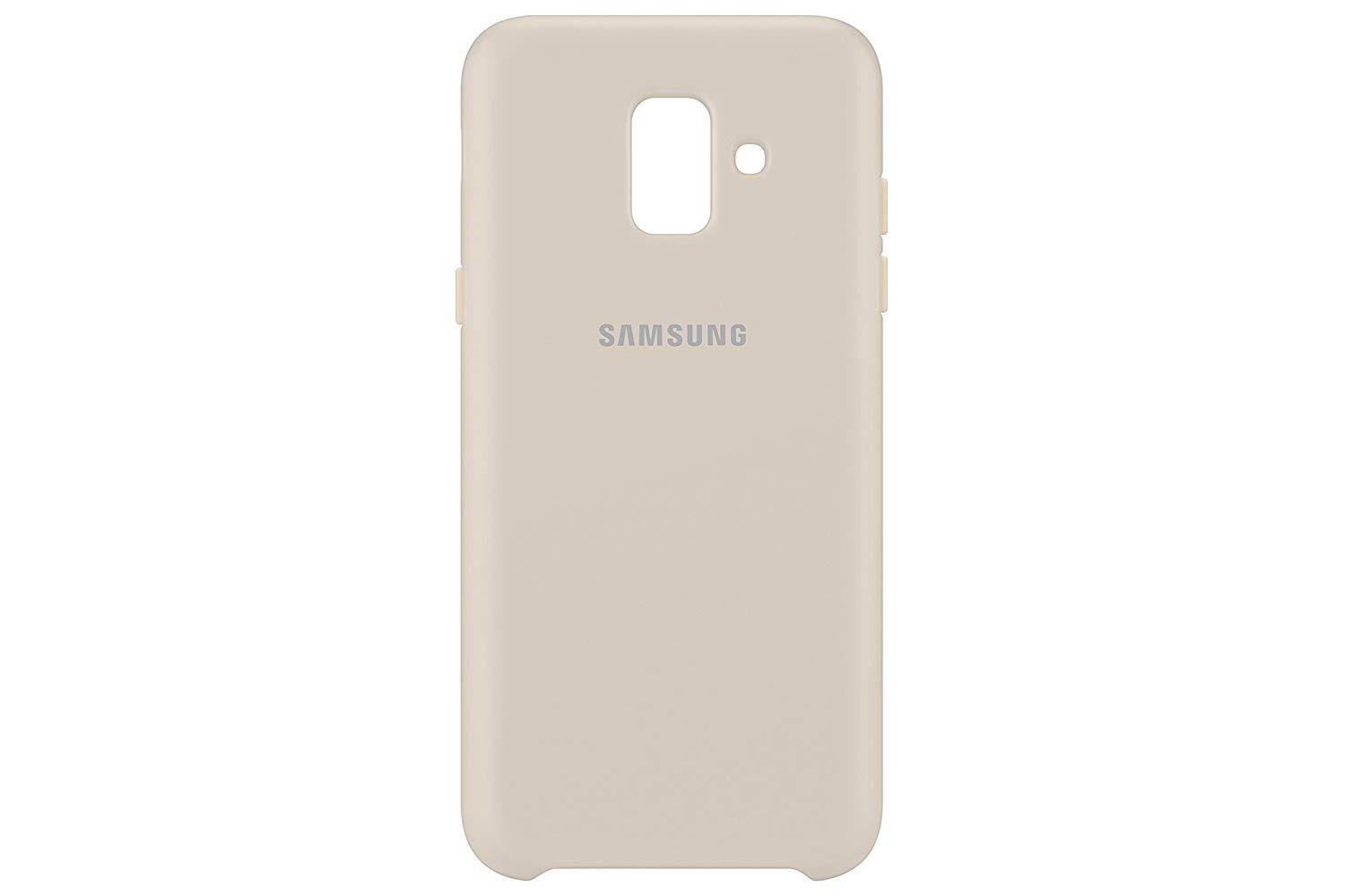 Galaxy A6 2018 ile Uyumlu Çift Katmanlı Arka Kapak Altın EF-PA600CFEGWW