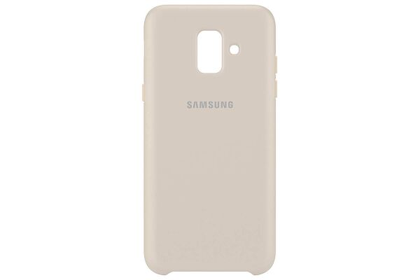 Galaxy A6 2018 ile Uyumlu Çift Katmanlı Arka Kapak Altın EF-PA600CFEGWW