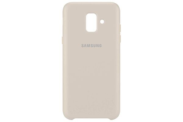 Galaxy A6 2018 ile Uyumlu Çift Katmanlı Arka Kapak Altın EF-PA600CFEGWW
