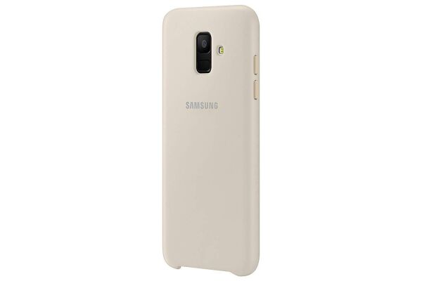 Galaxy A6 2018 ile Uyumlu Çift Katmanlı Arka Kapak Altın EF-PA600CFEGWW
