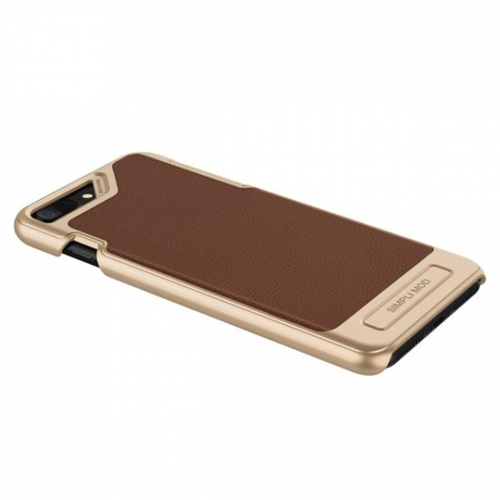 VRS Design iPhone 8 Plus / 7 Plus ile Uyumlu Simpli Mod Kılıf Brown