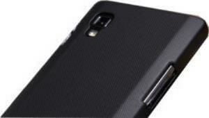 Nillkin Optimus L9 ile Uyumlu Sert Kauçuk Kılıf Siyah