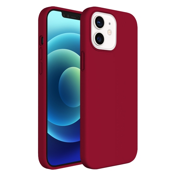 Buff iPhone 12 Mini ile Uyumlu Rubber S Kılıf Hibiscus