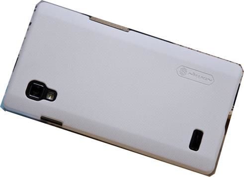 Nillkin Optimus L9 ile Uyumlu Sert Kauçuk Kılıf Beyaz