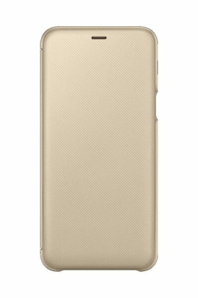 Galaxy A6+ (2018) ile Uyumlu Kapaklı Kılıf Altın EF-WA605CFEGWW