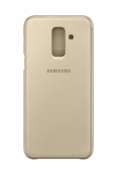 Galaxy A6+ (2018) ile Uyumlu Kapaklı Kılıf Altın EF-WA605CFEGWW
