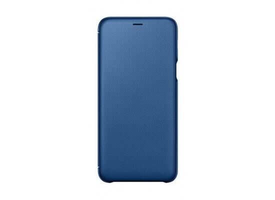 Galaxy A6+ (2018) ile Uyumlu Kapaklı Kılıf Mavi EF-WA605CLEGWW