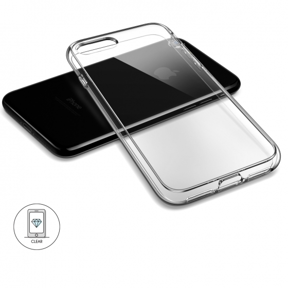 VRS Design iPhone 8 / 7 ile Uyumlu New Crystal Mixx Kılıf Clear