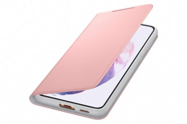 Galaxy S21 Plus / S21 Plus 5G ile Uyumlu LED View Kılıf Pembe EF-NG996PPEGTR
