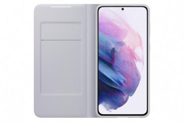 Galaxy S21 Plus / S21 Plus 5G ile Uyumlu LED View Kılıf Pembe EF-NG996PPEGTR