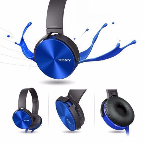 MDR-XB450AP EXTRA BASS™ Kulaküstü Kulaklık Mavi