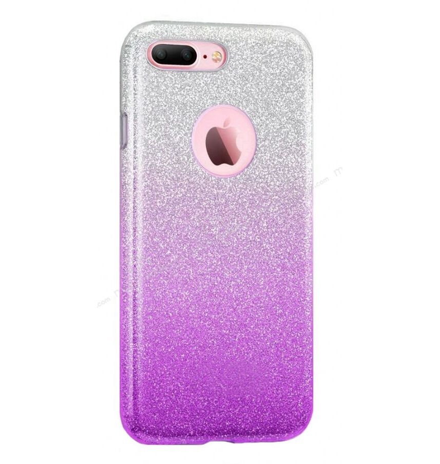 Blogy iPhone Xs/X ile Uyumlu Silikon Simli Kılıf