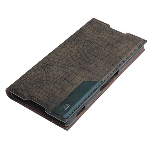 Xperia Z3 Plus ile Uyumlu Kılıf Rock Serisi Kapaklı Askeri Yeşil