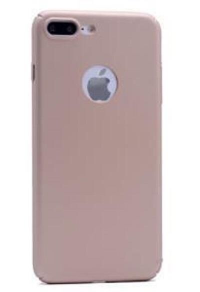 iPhone 7 Plus ile Uyumlu Rubber Sert Kılıf Gold