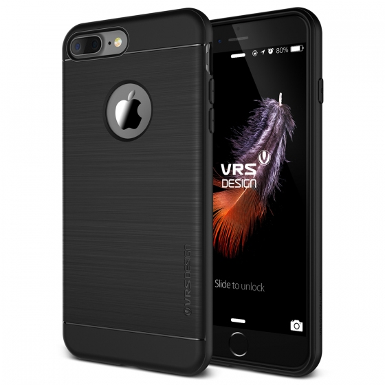 VRS Design iPhone 7 Plus ile Uyumlu Simpli Fit Kılıf Phantom Black