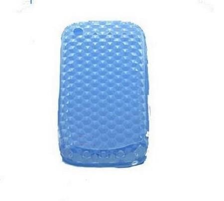 BlackBerry 9300 3G ile Uyumlu Şeffaf Silikon Kılıf Beyaz