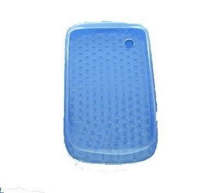 BlackBerry 9300 3G ile Uyumlu Şeffaf Silikon Kılıf Beyaz