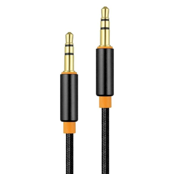 Jopus Universal 3.5mm JA-05 Convey 1 Metre AUX Kablosu Siyah