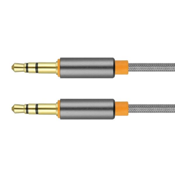 Jopus Universal 3.5mm JA-05 Convey 1 Metre AUX Kablosu Füme