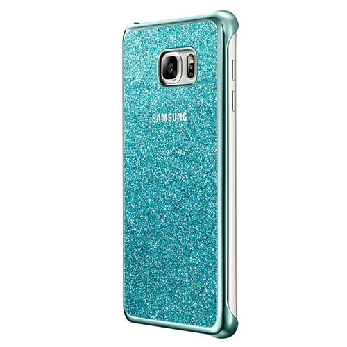 Galaxy Note 5 ile Uyumlu Glitter Cover Parıltılı Kılıf Mavi EF-XN920CLEGWW(Out)