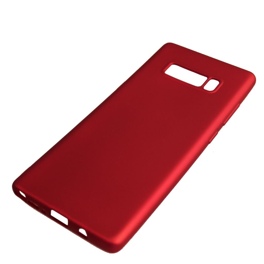 Galaxy Note 8 ile Uyumlu Morris Silikon Kılıf Kırmızı