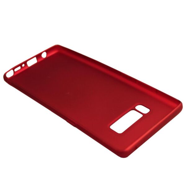 Galaxy Note 8 ile Uyumlu Morris Silikon Kılıf Kırmızı