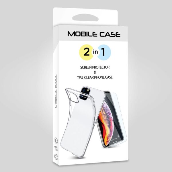 Mobile Case Mi 9 ile Uyumlu 2in1 Set