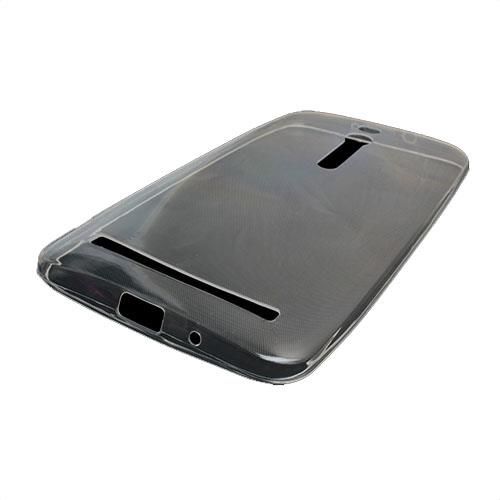 Zenfone 2 ile Uyumlu Kılıf 0.2mm Şeffaf Silikon Beyaz