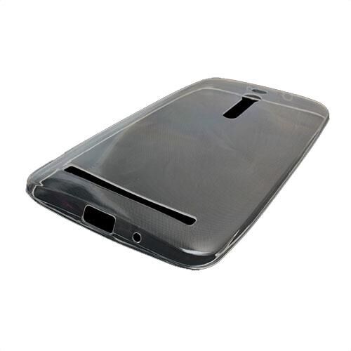 Zenfone 2 ile Uyumlu Kılıf 0.2mm Şeffaf Silikon Beyaz