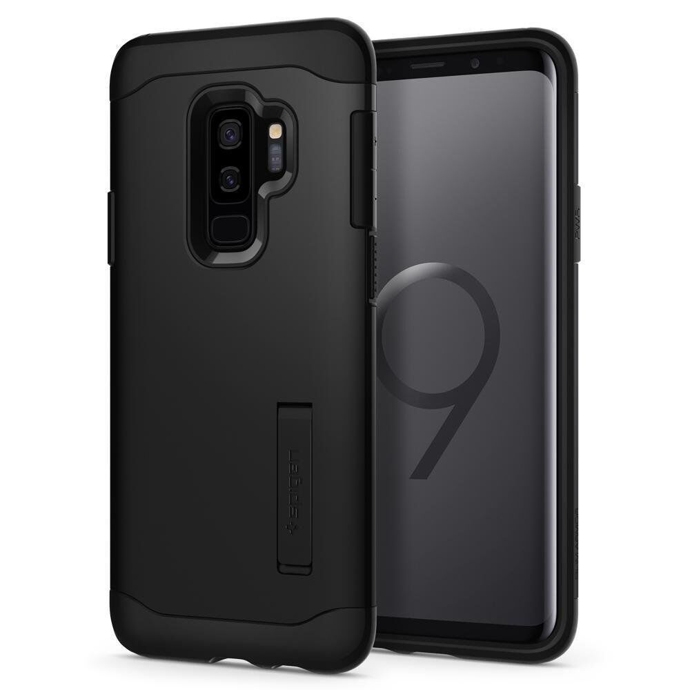 Spigen Galaxy S9 Plus ile Uyumlu Kılıf Slim Armor Black