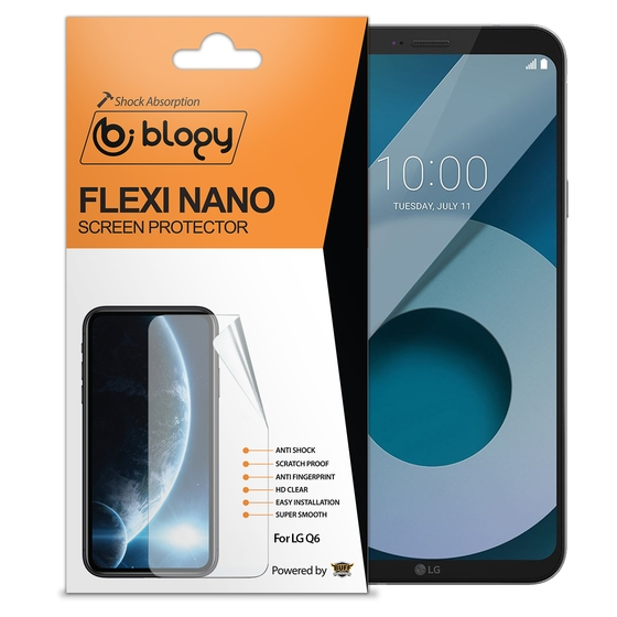Blogy Q6 ile Uyumlu Flexi Nano Ekran Koruyucu