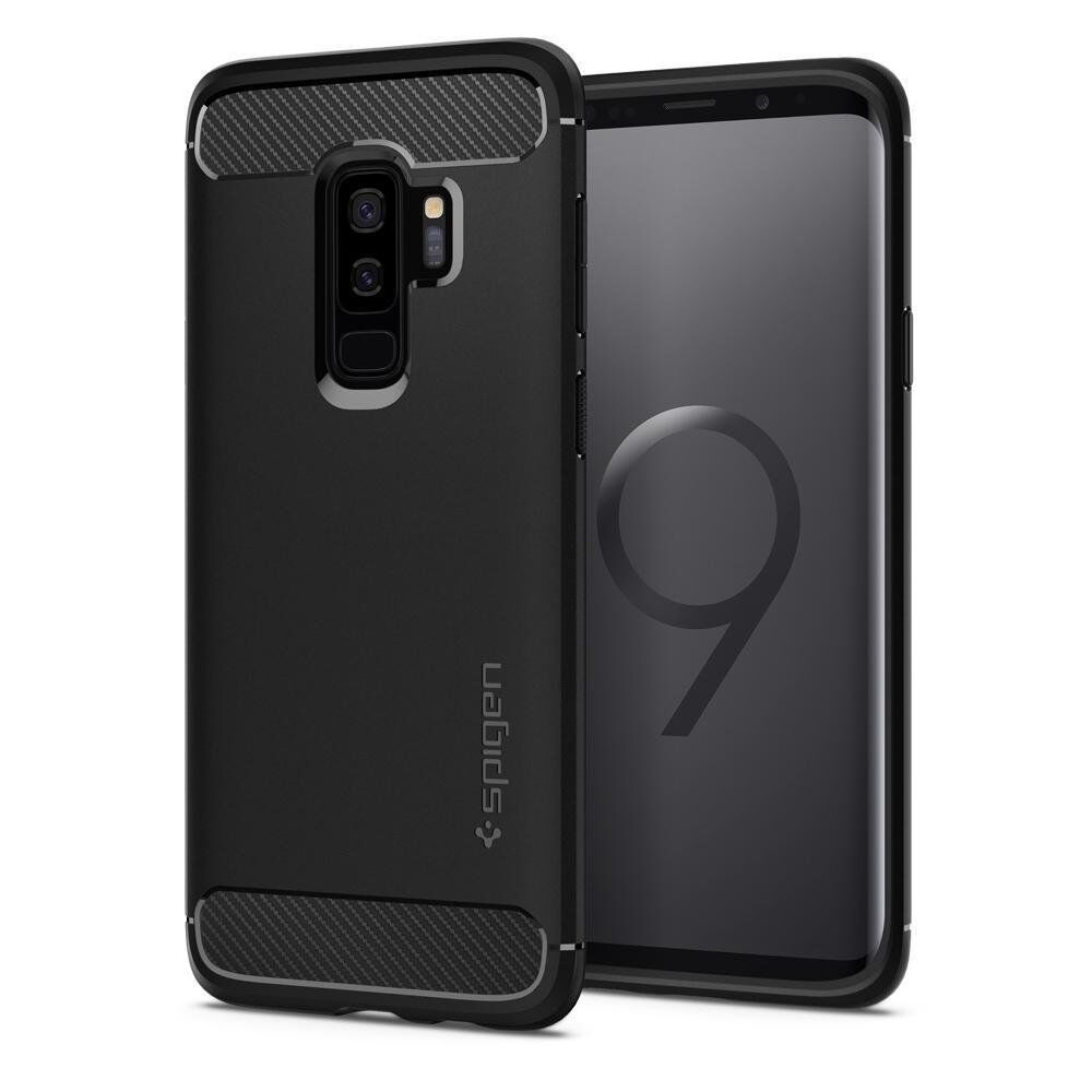 Spigen Galaxy S9 Plus ile Uyumlu Kılıf Rugged Armor